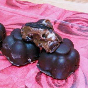 Bombones afrodisíacos de nutella de dos sabores