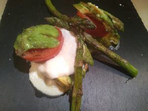 Castillos de mozzarella y aguacate afrodisíaco al horno