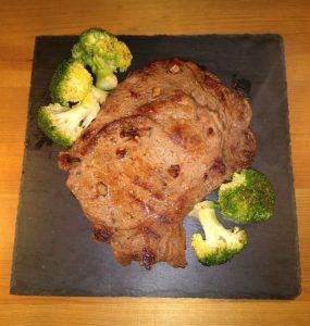 Chuletón al toque de tequila