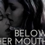 Below her mouth
